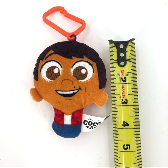 Disney Pixar Coco Miguel Clip On Keychain Plush Backpack Hanger Toy - Picture 5 of 7
